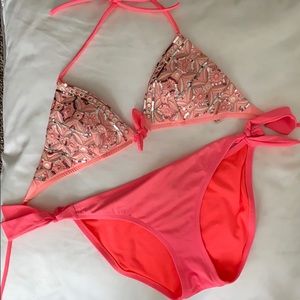Two piece bathing suit